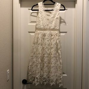 Gorgeous White Midi Dress - Perfect for Brides!